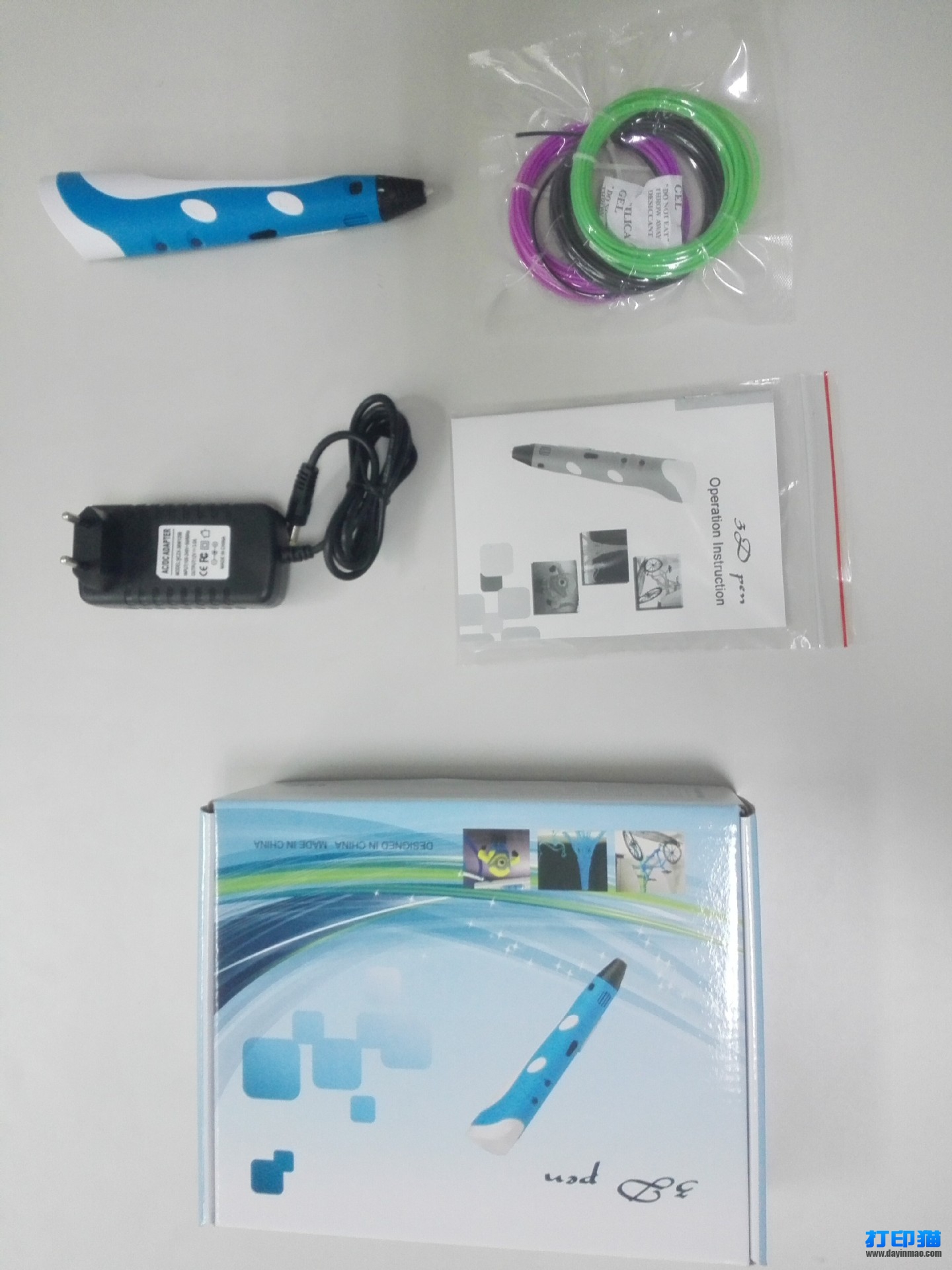1代3D打印筆（中性）標配