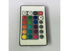 LED RGB燈控制器 24鍵控制器 12V 七彩燈帶RGB控制器 LED燈控制器